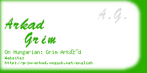arkad grim business card